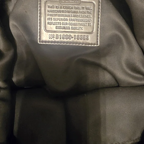 Coach Poppy Blue Sequin Handbag - Picture 8 of 11